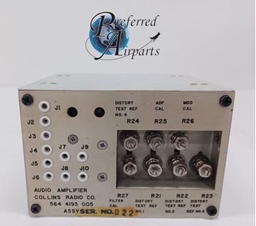 Picture of New Surplus Collins Radio Audio Amplifier, p/n 564-4193-005 NSN 4920-00-859-8556