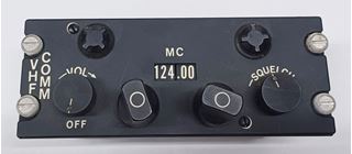 Picture of New Old Stock Aircraft Radio Corp ARC RT11 Radio Control Unit, p/n C-67E