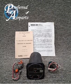 Picture of Used SDI Hoskins Fuel System Indicator & Fuel Flow Transducers pn 701921-2, 201B