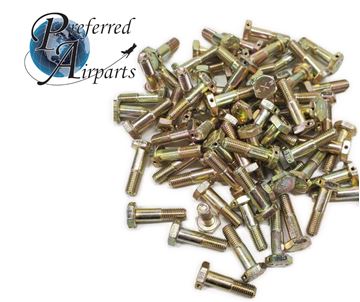 Picture of Lot of 50 AN4H7A Aircraft Bolts 1/4-28 thread, 29/32" long with a 7/16" Grip
