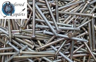 Picture of Lot of 30 AN4-36 Aircraft Bolts 1/4-28 thread, 3 25/32" long with 3 5/16" Grip