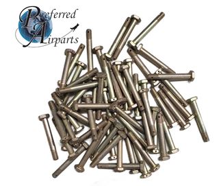 Picture of Lot of 50 AN4H17 Aircraft Bolts 1/4-28 thread, 1 29/32" long with a 1 7/16" Grip