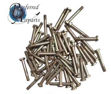 Picture of Lot of 50 AN4H17 Aircraft Bolts 1/4-28 thread, 1 29/32" long with a 1 7/16" Grip