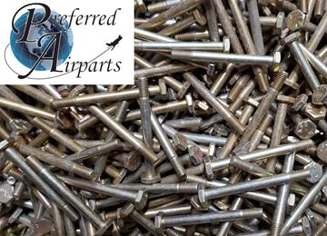 Picture of Lot of 100 New Surplus Airframe Bolts, p/n AN3-17A