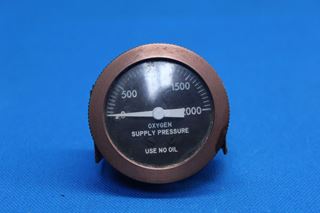 Picture of Used Piper PA23-250 Aztec Oxygen Supply Pressure Gauge Core pn 800435-00 (25735)