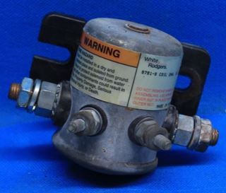 Picture of Used Cessna Aircraft White Rodgers 28V Contactor Starter, p/n 8781-8 (22953)