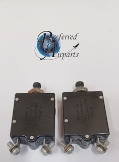Picture of Lot of 2 Used Wood Electric Piper Aircraft Circuit Breakers, p/n 454-657