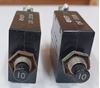Picture of Lot of 2 Used Wood Electric Piper Aircraft Circuit Breakers, p/n 454-657