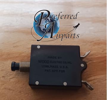 Picture of New Wood Electric Piper Aircraft Circuit Breaker, p/n 454-658