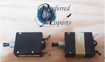 Picture of Lot of 2 Used Wood Electric Piper Aircraft Circuit Breakers, p/n 454-660