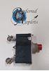 Picture of New Surplus Klixon Spencer Thermostat Cessna Aircraft Circuit Breaker, p/n PSM6N