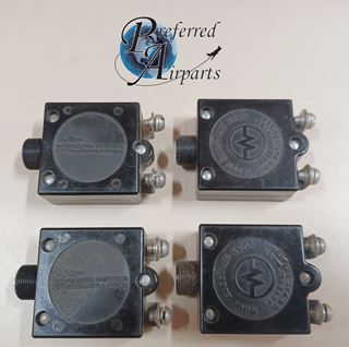 Picture of Lot of 4 NS AMF Wood Elec Potter/Brumfield Cessna Circuit Breakers pn S1360-25L