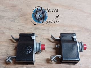 Picture of Lot of 2 Used Klixon Spencer Thermo Cessna Aircraft Circuit Breakers, p/n PSM3N