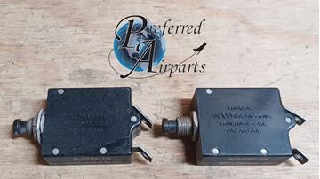 Picture of Lot of 2 Used Wood Electric Cessna Aircraft Circuit Breakers, p/n S1232-10