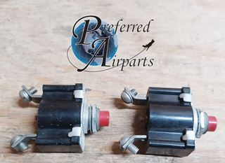 Picture of Lot of 2 Used Klixon Spencer Thermostat Cessna Beech Circuit Breakers p/n PSM15N
