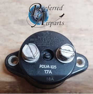 Picture of Used Klixon Metals & Controls Cessna Beech Aircraft Circuit Breaker, p/n PDLM105