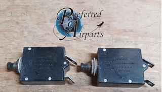 Picture of Lot of 2 Used Wood Electric Cessna Aircraft Circuit Breakers, p/n S1232-7