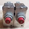 Picture of Lot of 2 Used Klixon Spencer Thermo Cessna Aircraft Circuit Breakers, p/n PSM8N