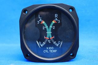 Picture of Used B&D Instruments Piper Cylinder Head Temp. Gauge p/n 980027-501 (24197)