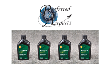 Picture of Lot of 4 New Surplus Liters of AeroShell Oil Diesel Ultra, p/n 60015090