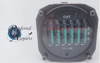 Picture of New Surplus Alcor Piper Aircraft CHT Gauge, p/n 599-149, PS50137-2, 46365