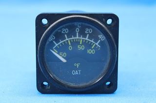 Picture of Used Cessna Outside Air Temperature Indicator p/n C668520-0104 (23817)