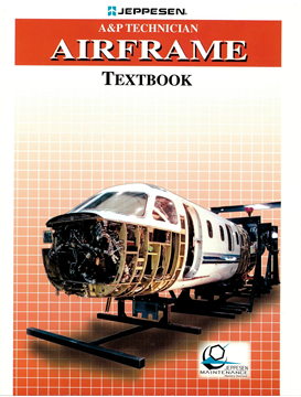 Picture of New Surplus Jeppesen Maintenance A&P Technician Airframe Textbook, p/n JS312692