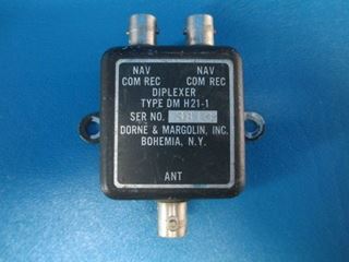 Picture of Used Dorne & Margolin Aviation Nav Diplexer, p/n DMH21-1, DM-H21-1 (7667)