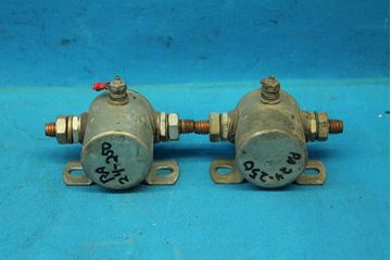 Picture of Lot of 2 Used Piper Aircraft PA-24-250 Solenoids, p/n DR1464 (25052)