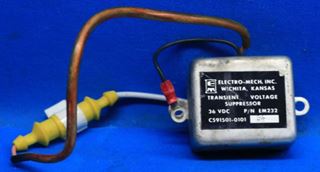 Picture of Used Electro-Mech Cessna Aircraft Transient Voltage Suppressor p/n EM232 (22955)