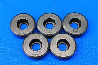 Picture of Used Set of 5 Lycoming Valve Spring Seats - Upper Exhaust, p/n LW16475 (21083)