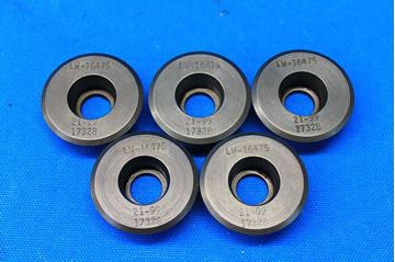 Picture of Used Set of 5 Lycoming Valve Spring Seats - Upper Exhaust, p/n LW16475 (21083)