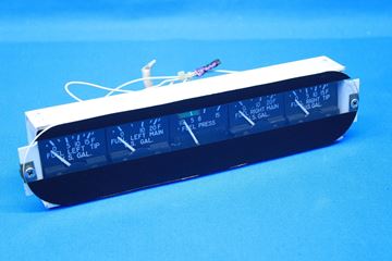 Picture of Used Piper Instrument Cluster Case Assembly 06205-003, includes 5 gauges (28446)