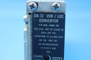 Picture of Used Bendix King Aviation KN-72 VOR/LOC Converter, p/n 066-4009-00 (27510)