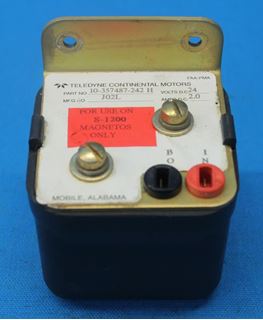 Picture of Used TCM Aircraft Starter Vibrator p/n 10-357487-242H 24 Volts Aerostar (26719)