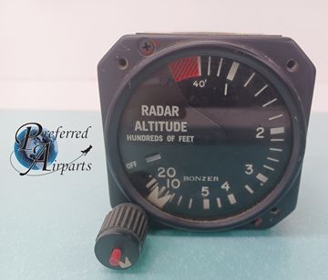 Picture of Used Bonzer Aircraft AI-73 Radar Altimeter Indicator, p/n 104-0107-02