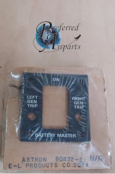Picture of New Surplus Piper Aircraft El Products/Astronics El Panel p/n 80832-002