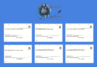 Picture of Lot of 6 New Surplus Cessna Multi-Engine Aircraft Record Books, p/n D5516-13