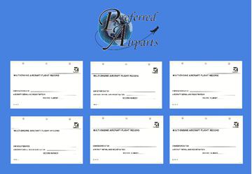 Picture of Lot of 6 New Surplus Cessna Multi-Engine Aircraft Record Books, p/n D5516-13