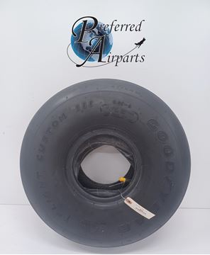 Picture of Used Goodyear Flight Custom III Tire, 6.00x6 8 ply, p/n 606C86-6, Includes Tube