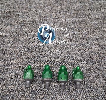 Picture of Lot of 4 Brown Aviation Countersink Threaded Cutter Bits, p/n CC030, #30, 100°