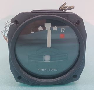 Picture of Used United Instruments Piper Aircraft Turn and Slip Indicator, p/n 9561