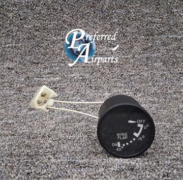 Picture of New Surplus Piper Aircraft Flap Indicator Gauge, p/n 49684-002, 548-246