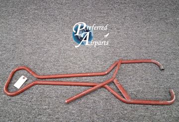 Picture of Used Red Aircraft Tow Bar - Ground Support Equipment, p/n Eb Item (SL #450)