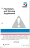 Picture of New Surplus Cessna Aircraft Pilot Safety & Warning Supplements Book p/n D5139-13