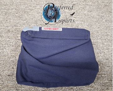 Picture of New Surplus Ipeco Aviation Cloth Lifevest Stowage Bag, p/n 1A165-0567