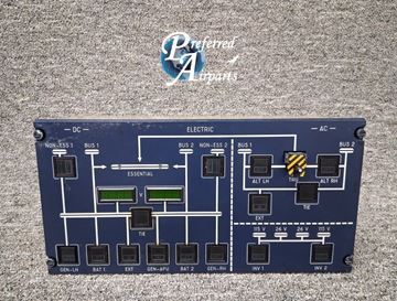 Picture of Repaired Dornier 328 Aircraft Overhead Panel, p/n DD001A311A802, p/n 328-0021