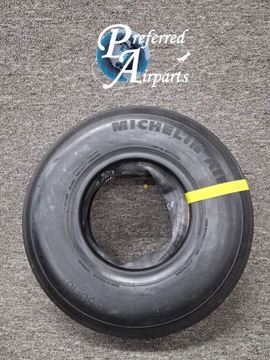 Picture of Used Michelin Air Aircraft Tire 6.50x10 8 Ply p/n 076-345-0, Includes Tube