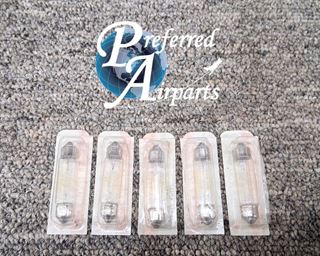 Picture of Lot of 5 New Surplus Osram 24V 10W Bulbs, p/n SV8.5-8, SV8,5-8, 6429